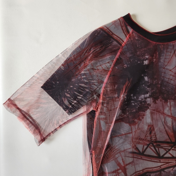 Demoo parkchoonmoo Mesh Overlay top - Picture 4 of 12